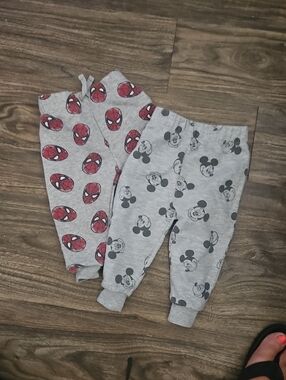 2 Pairs Of Joggers 6mths DISNEY/MARVEL
